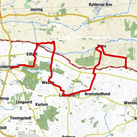 Grenzroute: Etappe 2 - Süderlügum nach Weesby