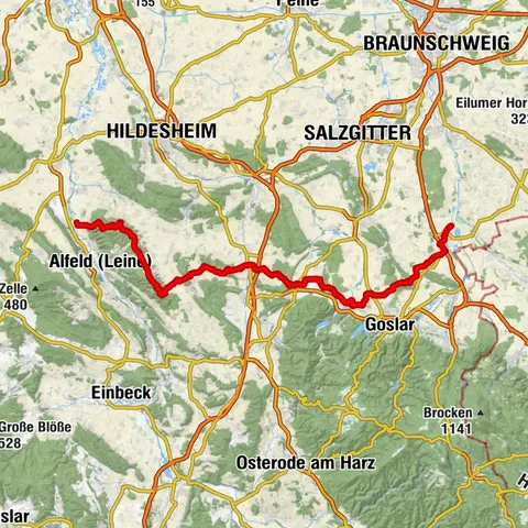 Königsweg "Via Regis" von Brüggen nach Werla