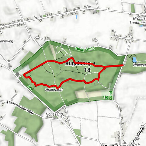 Hollesand - Wandertour Uplengen