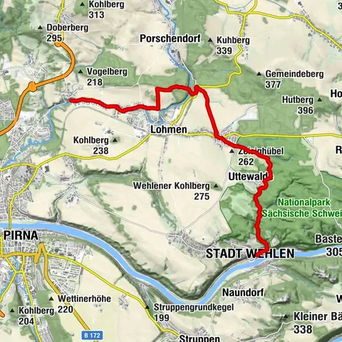 Malerweg Etappe 1: Von Pirna-Liebethal nach Stadt Wehlen (offizielle Version TV Sächsische Schweiz)
