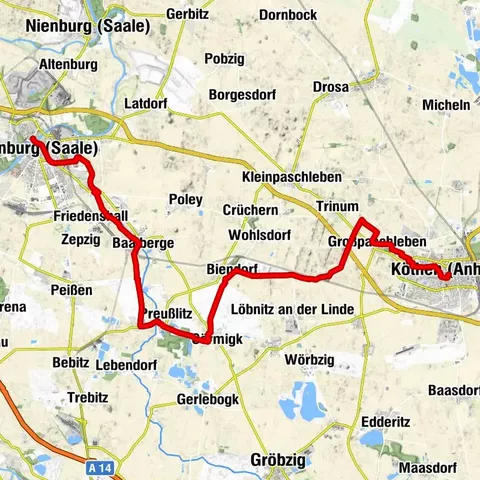 Tagesausflug von Köthen (Anhalt) nach Bernburg (Saale)