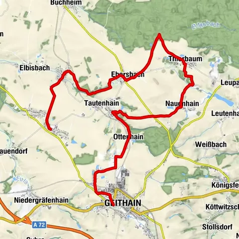 Via Porphyria - Etappe 1 (Geithain - Frankenhain)