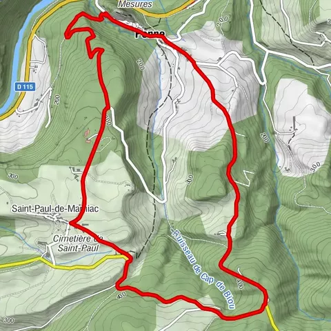 MTB route no.17 Saint-Paul