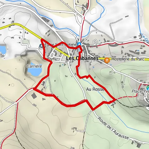 Sentier de découverte de Les Cabannes "Sur les traces des bâtisseurs"