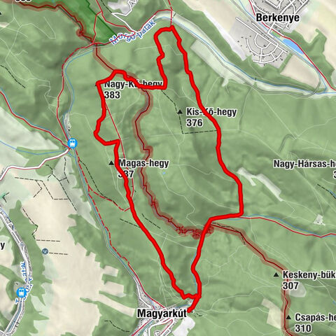 Berkenye, Alföld és Észak/Magyarország