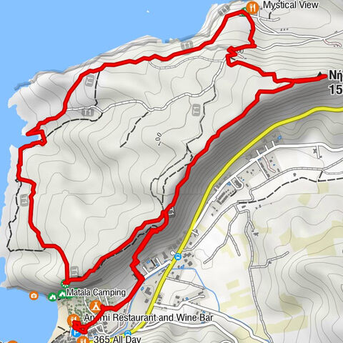 Anstieg & Rundweg bei Matala