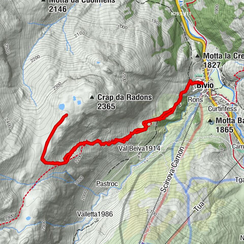 Schneeschuhtour in Bivio