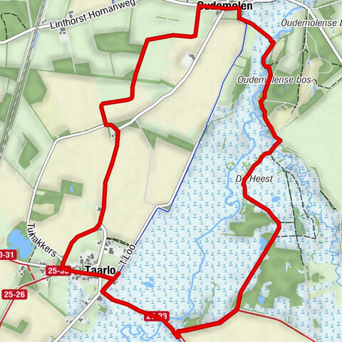 7 km - Taarlo