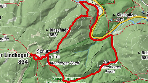 Angelos Touren: vom Helenental auf den Hohen Lindkogel