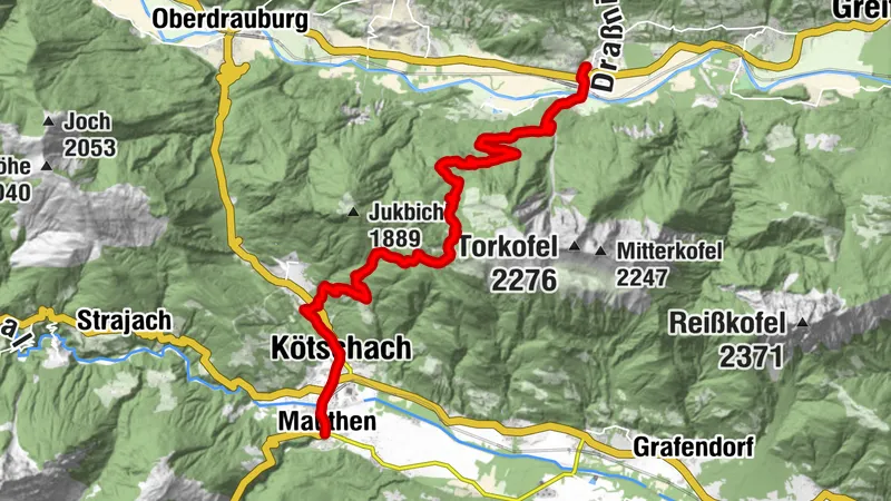 Etappe 21: Alpina Antica Trail | ET21: Dellach im Drautal/ Gailbergsattel  - Mauthen