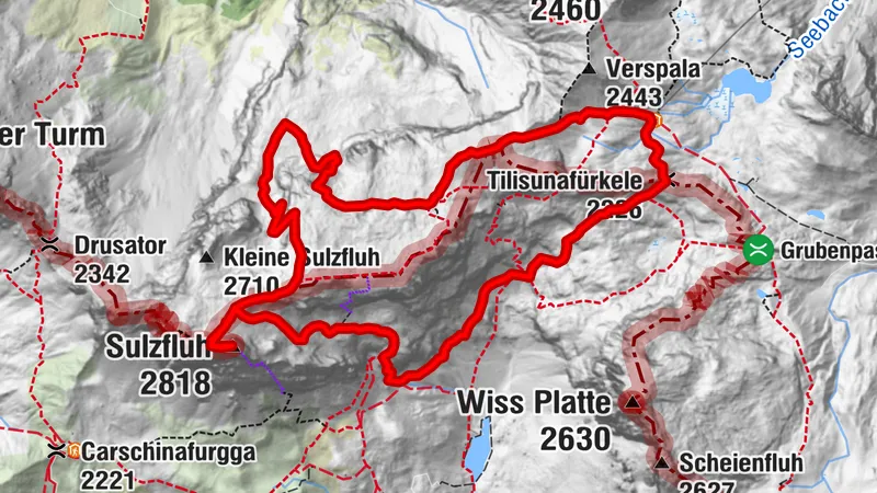 Klettersteige von Tilisuna
