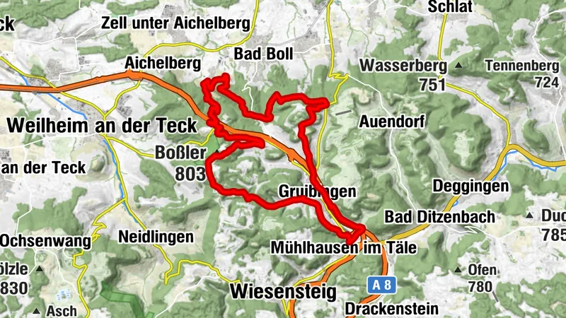 Löwentrail "Teufelsloch Loop" — Up to Kornberg and Boßler