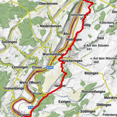 Moselsteig Stage 02: Palzem - Nittel