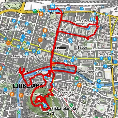 Regentag in Lubljana