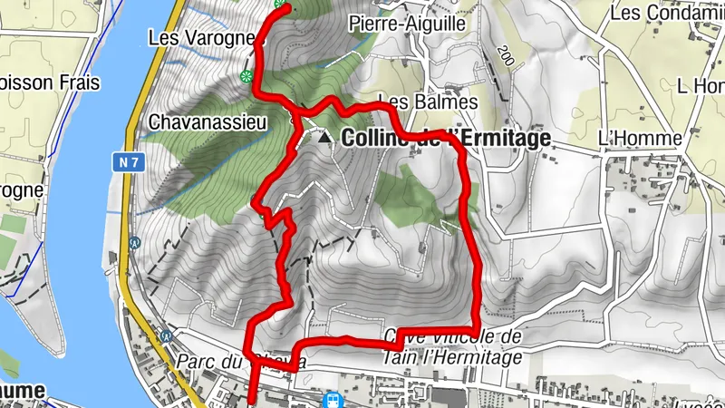 Tain l'Hermitage mountain round