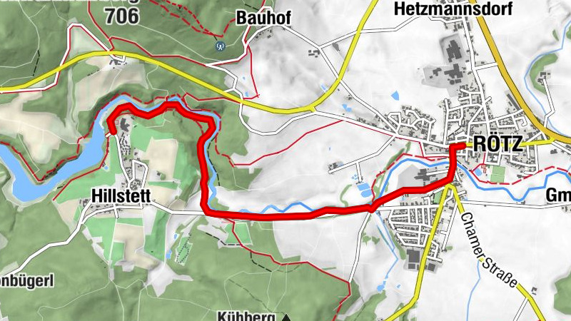 Entlang der Schwarzach zum Eixendorfer Stausee