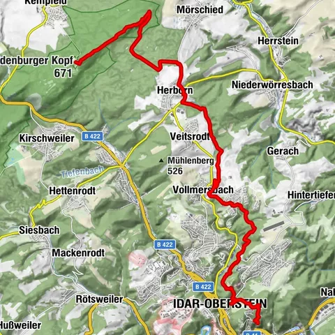 Saar-Hunsrück-Climb - 12th Leg: Kempfeld - Herborn - Idar-Oberstein
