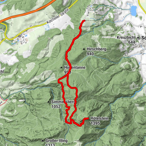 Von der Kreutalm zum Rötelstein