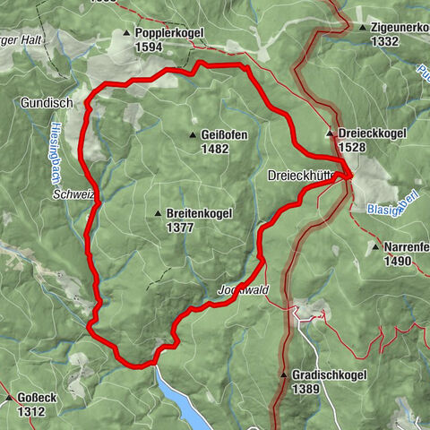 Soboth Runde St.Vinzenz-Dreieckhütte-Gundischhütte