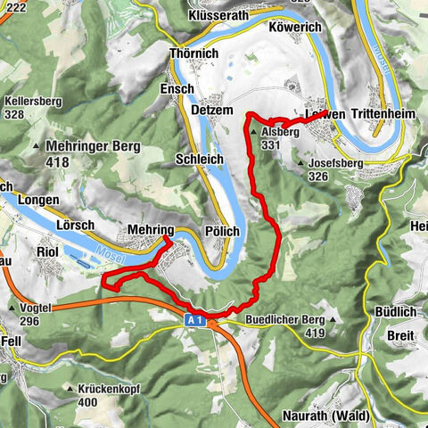 Moselsteig Stage 07: Mehring – Leiwen