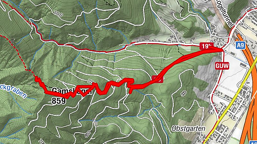 Königgraben - Gamskogel - Bärenhöhle - Königgraben