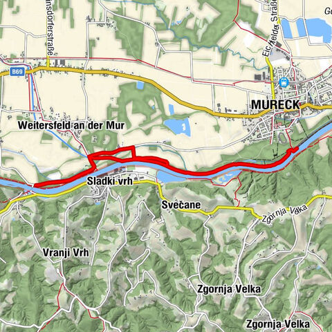 Von Weitersfeld nach Mureck und retour