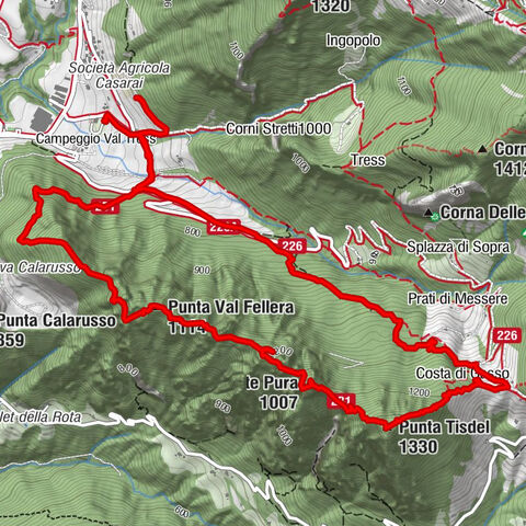 Sentiero CAI 231
