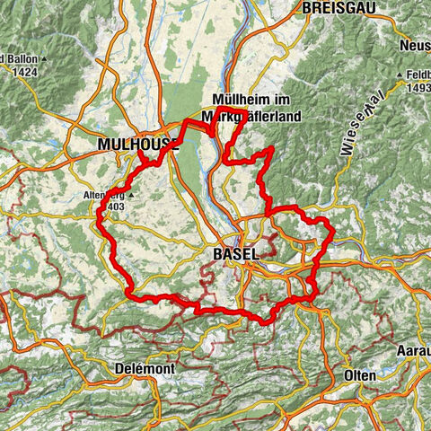 The Interregio trail: three countries, one trail