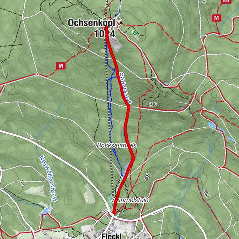 Ochsenkopf - zweithöchster Berg des Fichtelgebirges