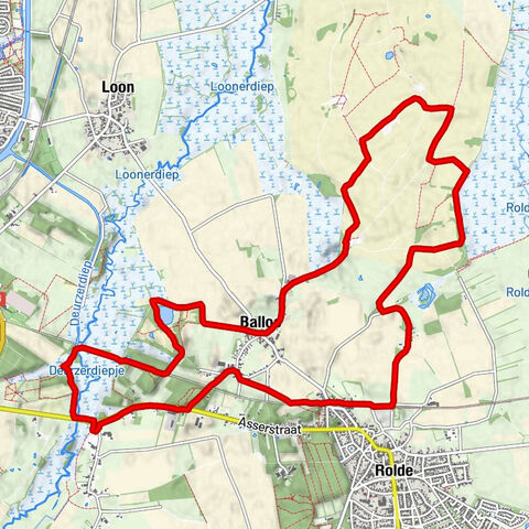 Van Deurzediep naar Balloërveld.
