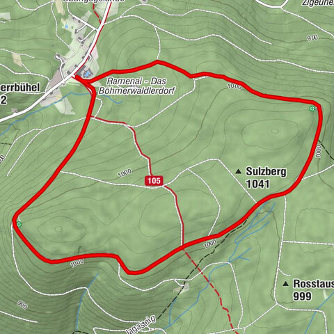 Moldaublick und Alpenblick im Böhmerwald