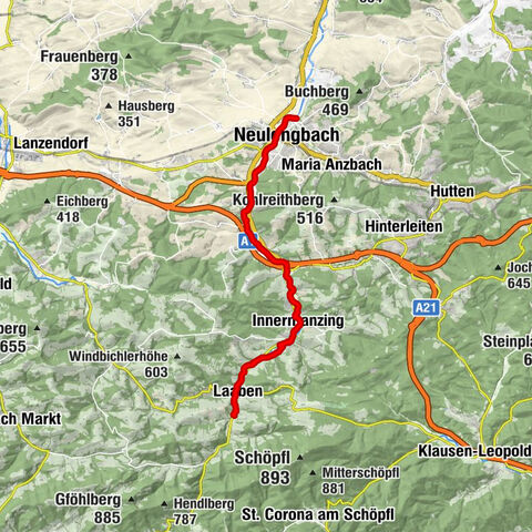 Laabental - Radweg